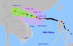 Siêu bão Yagi cách Quảng Ninh khoảng 430 km  第1张