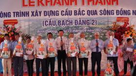  Khánh thành cầu nối Bình Dương - Đồng Nai với 4 làn xe