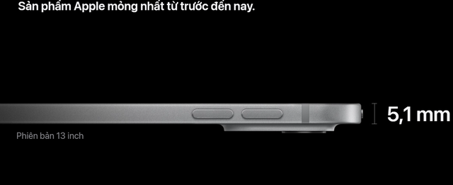  Apple ra mắt iPad Pro mỏng chưa từng có