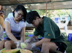 Mang tiếng hát xoa dịu nỗi đau bệnh tật tại “Bữa Cơm Yêu Thương” lần thứ 69