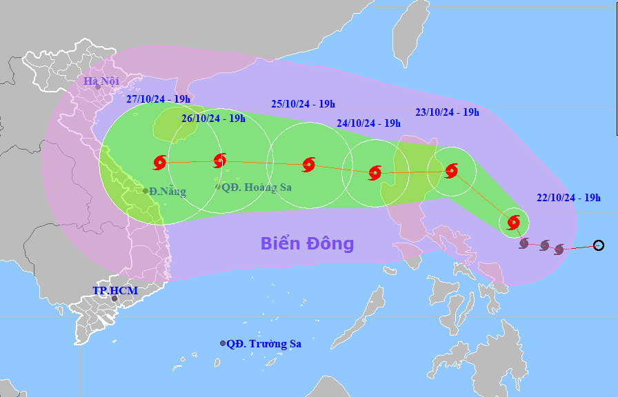  Miền Trung, Nam Bộ tiếp tục mưa lớn 