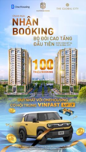  OneHousing bắt tay Masterise Homes phân phối dự án tâm điểm The Global City 