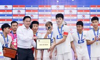  Đại học Kinh tế Kỹ thuật Công nghiệp vô địch giải futsal sinh viên Hà Nội 2024 