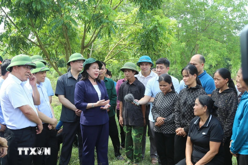  Phó Chủ tịch nước Võ Thị Ánh Xuân thăm hỏi, hỗ trợ người dân vùng lũ ở Lạng Sơn 