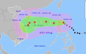 Hôm nay, bão Trami vào Biển Đông, diễn biến phức tạp  第1张